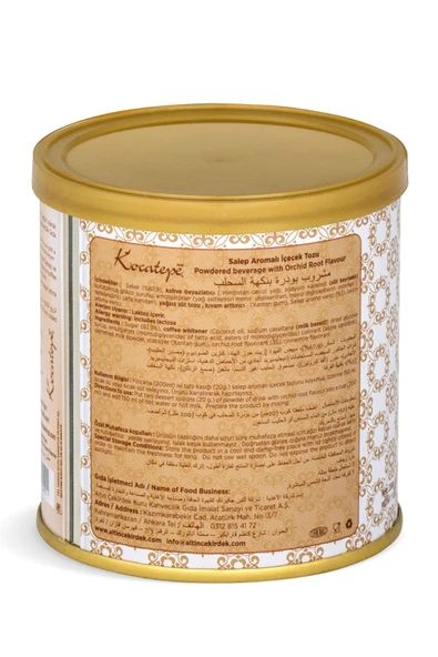 KOCATEPE KAHVE Salep 200 gr 3 Adet - Resim 6