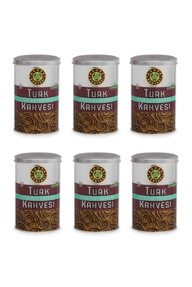 Kahve Dünyası Orta Kavrulmuş Türk Kahvesi 250 Gr (6'lı Paket) 6 Paket 250 Gr Orta Kavrulmuş Kahve ürün görseli 1