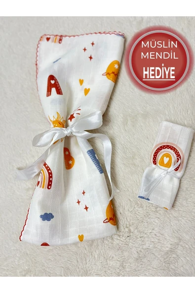 Çok Amaçlı Müslin Örtü 80x90cm & Müslin Mendil Yeni Doğan/bebek /çocuk Müslin Bez / Müslin Battaniye ürün görseli 1