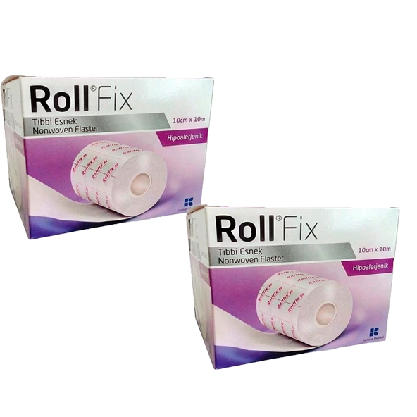 Roll Fix Tıbbi Esnek Flaster 10 Cm X 10 M (2kutu) ürün görseli 1