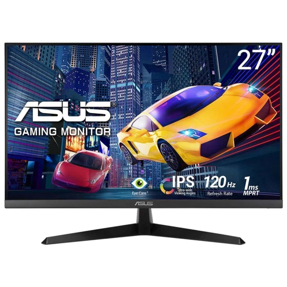 Asus VY279HGR 27" 120 Hz 1Ms VGA+HDMI FullHD Adaptive-Sync IPS Vesa Monitör ürün görseli 1