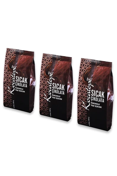 KOCATEPE KAHVE Sıcak Çikolata 500 gr Folyo 3'lü Paket ürün görseli 1