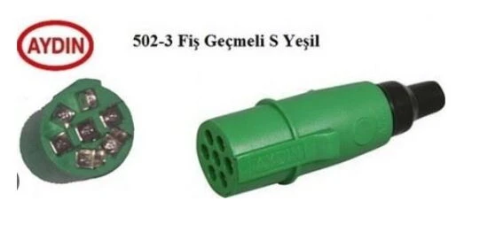 ELEKTRIK FISI GECMELI S YESIL ürün görseli 1