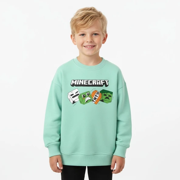 Minecraft Çocuk Sweatshirt ürün görseli 1