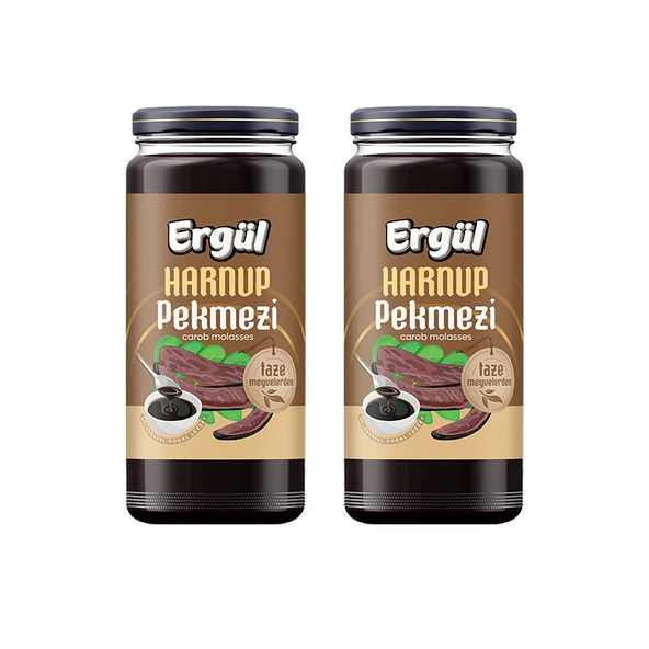 Ergül Harnup Keçiboynuzu Pekmezi 600 gr Cam x 2 Adet ürün görseli 1