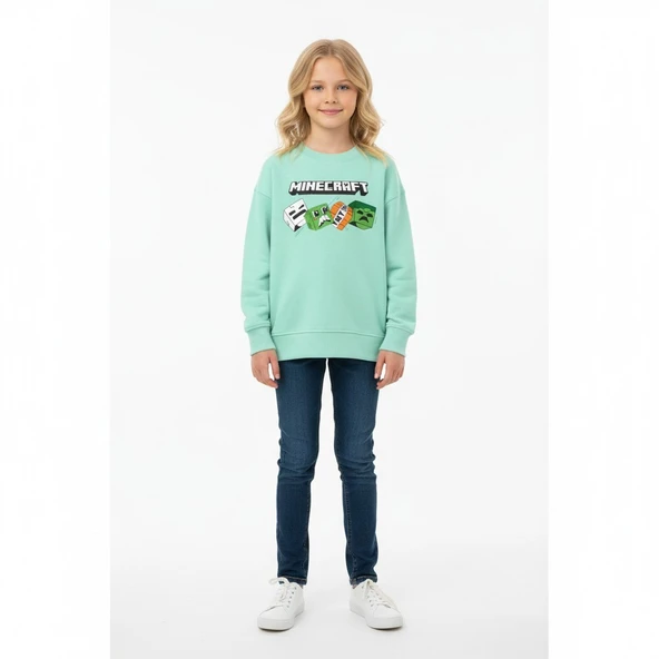 Minecraft Çocuk Sweatshirt - Resim 6