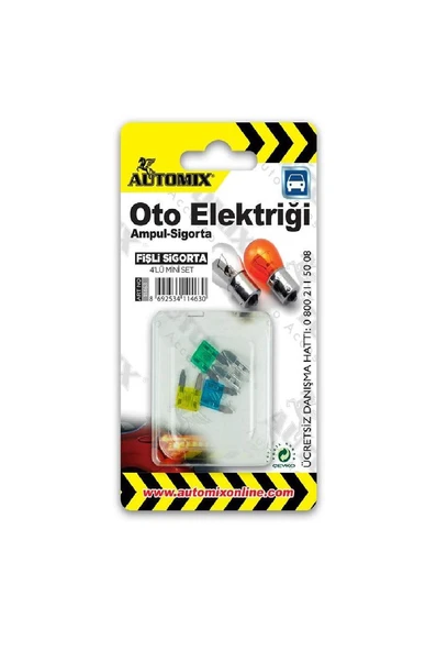 Automix Fişli Sigorta Mini 4 lü - Resim 2