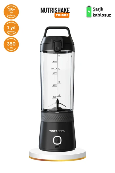 TIGRECOOK Blender Kişisel Taşınabilir Kablosuz Mikser ve Smoothie Makinesi, Güçlü, Şarj Edilebilir ürün görseli 1
