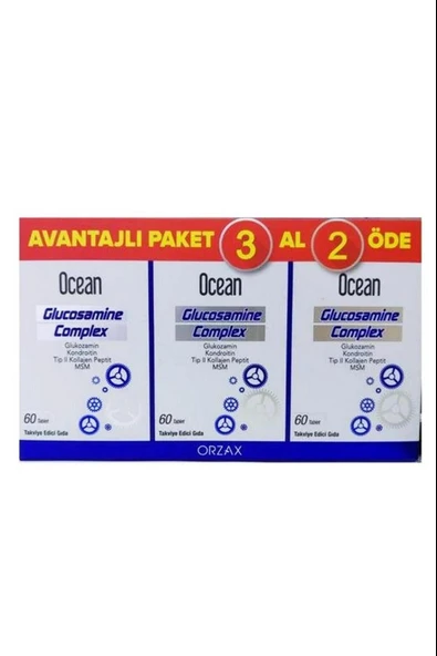 Ocean Glukozamin Komplex 60 Tablet 3 Adet ürün görseli 1
