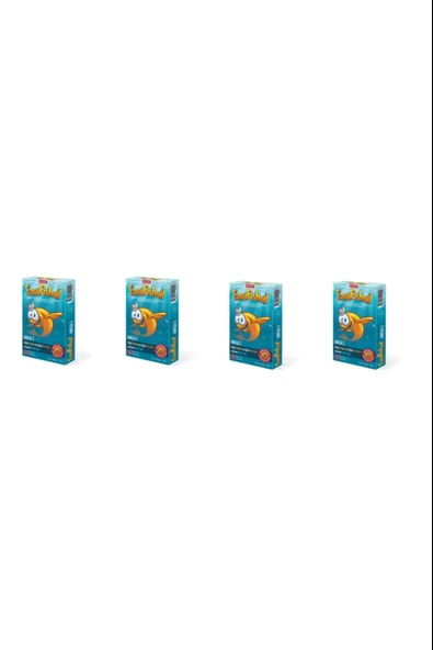 EasyFishoil Çocuk Portakal Aromalı 30 Çiğneme Tablet 4 Adet ürün görseli 1