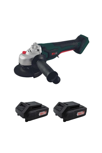 SELÇUK TEKNİK Klpro Klat18b-20 115mm Kömürsüz Profesyonel Avuç Taşlama 18v/2.0ah Li-ıon Çift Akü ürün görseli 1