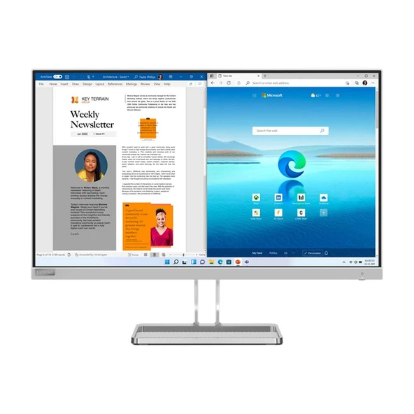 Lenovo L27i-40 27" 100Hz 4ms (HDMI+VGA) FHD IPS Monitör 67ABKAC4TK ürün görseli 1