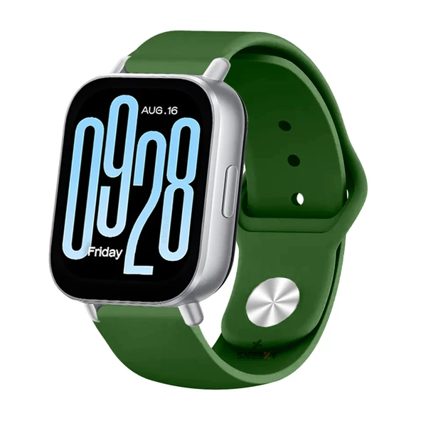 Redmi Watch 5 Active Redmi 5 Lite Uyumlu Kordon Kordon PureLux Soft Yumuşak Silikon Kordon  Çimen Yeşili ürün görseli 1