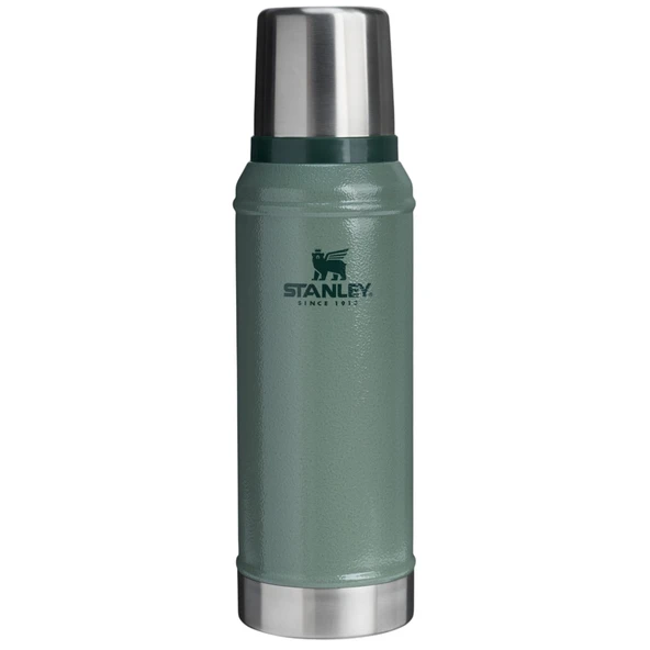 Stanley The Legendary Classic Bottle 0.94L / 1.0QT Hammertone Green Termos AS1011346091 ürün görseli 1