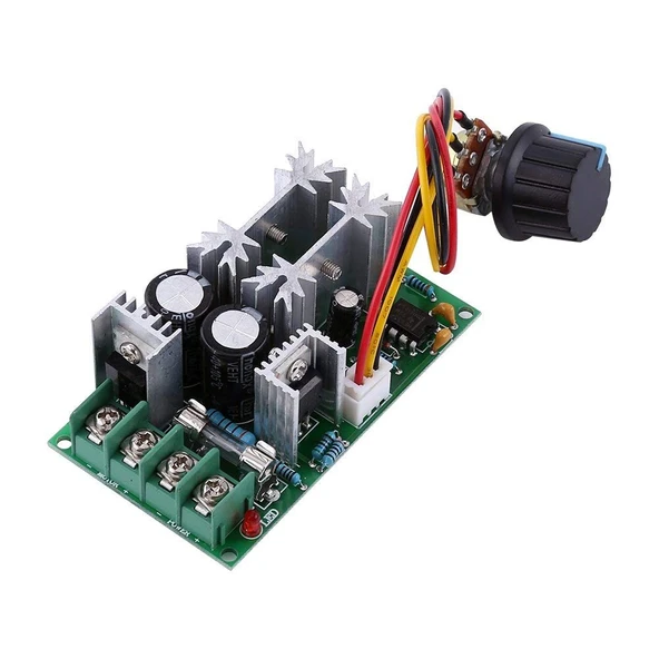 DC Motor Hız Ayarlayıcı Regülatör 12V24V36V48V PWM controller 20A Current Regulator ürün görseli 1