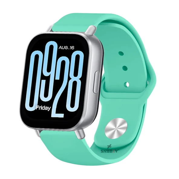 Redmi Watch 5 Active Redmi 5 Lite Uyumlu Kordon Kordon PureLux Soft Yumuşak Silikon Kordon  Turkuaz ürün görseli 1