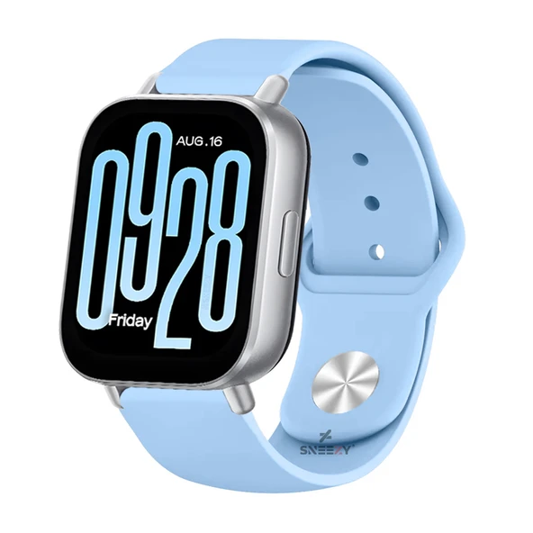 Redmi Watch 5 Active Redmi 5 Lite Uyumlu Kordon Kordon PureLux Soft Yumuşak Silikon Kordon  Açık Mavi ürün görseli 1
