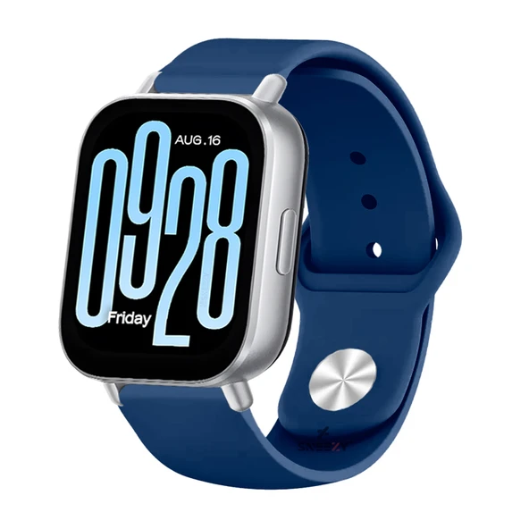 Redmi Watch 5 Active Redmi 5 Lite Uyumlu Kordon Kordon PureLux Soft Yumuşak Silikon Kordon  Koyu Mavi ürün görseli 1