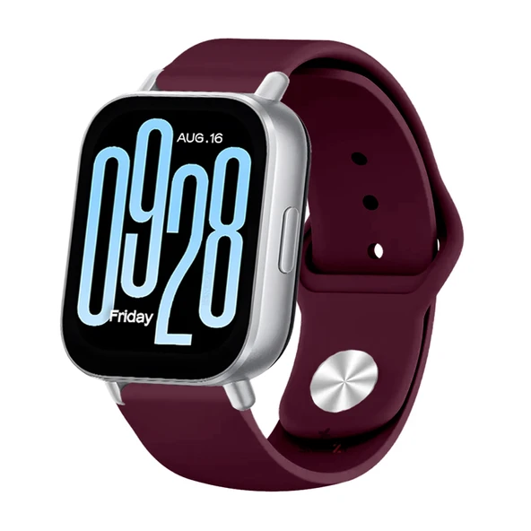 Redmi Watch 5 Active Redmi 5 Lite Uyumlu Kordon Kordon PureLux Soft Yumuşak Silikon Kordon  Koyu Mor ürün görseli 1