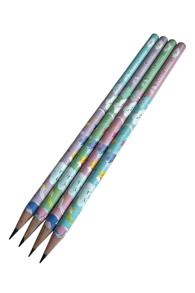 FABERCASTELL SEVİMLİ BULUTLAR KURŞUN KALEM - Resim 4