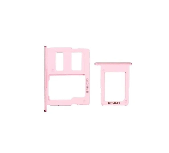Samsung J7 Prime G610F Sim Çekmecesi Pembe + Hafıza Kart Yuvası ürün görseli 1