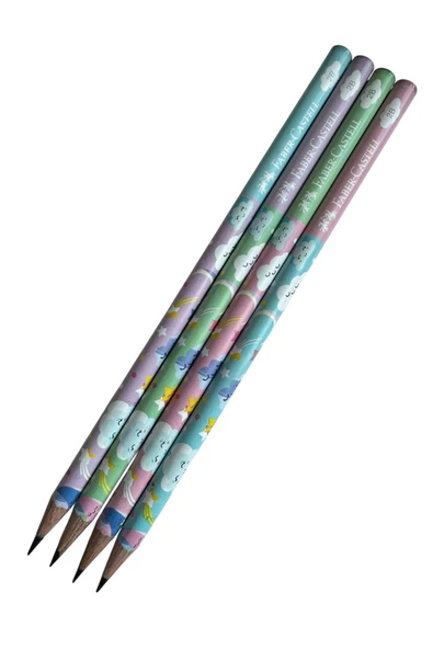 FABERCASTELL SEVİMLİ BULUTLAR KURŞUN KALEM ürün görseli 1
