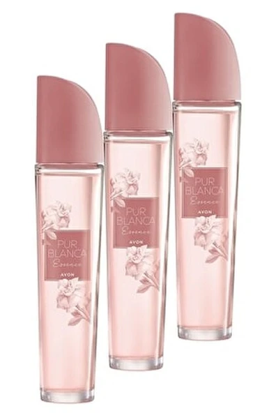 AVON PUR BLANCA ESSECE 50 ML KADIN PARFUM ÜÇLÜ SET EDT ürün görseli 1