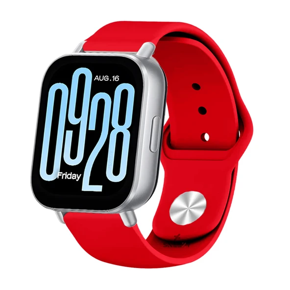 Redmi Watch 5 Active Redmi 5 Lite Uyumlu Kordon Kordon PureLux Soft Yumuşak Silikon Kordon  Kırmızı ürün görseli 1