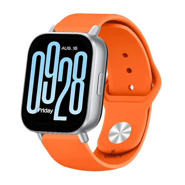 Redmi Watch 5 Active Redmi 5 Lite Uyumlu Kordon Kordon PureLux Soft Yumuşak Silikon Kordon  Turuncu ürün görseli 1