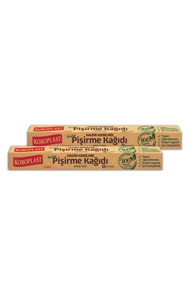 Doğal Pişirme Kağıdı Hazır Kesim 10lu X 2 Paket (42*37 Cm) ürün görseli 1