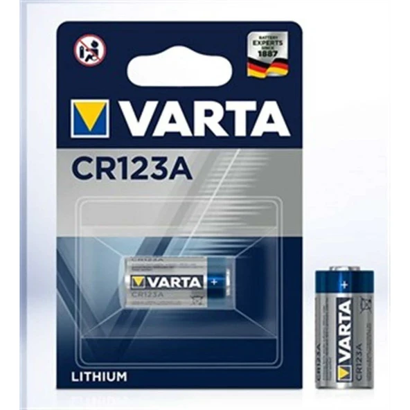 123 Numara Varta Cr123a Cr 123a Profesyonel Lithium Pil Batarya ürün görseli 1