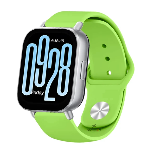 Redmi Watch 5 Active Redmi 5 Lite Uyumlu Kordon Kordon PureLux Soft Yumuşak Silikon Kordon  Yeşil ürün görseli 1