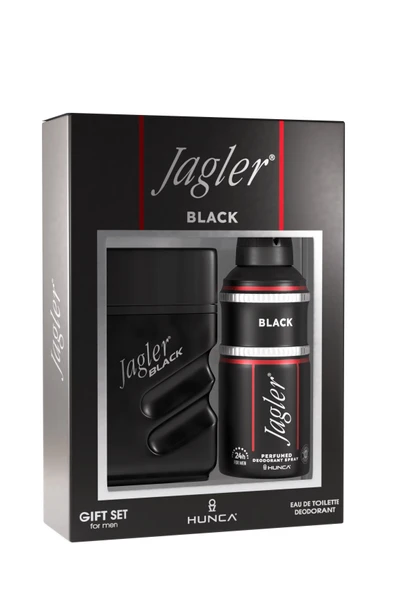 JAGLER BLACK GIFT SET EDT PARFÜM 90ML+ DEO 150ML ERKEK ürün görseli 1