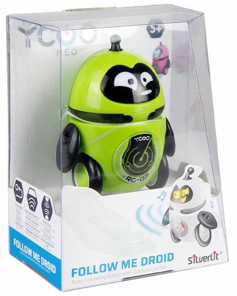Silverlit Follow Me Takip Eden Droid Robot Yeşil 88575 ürün görseli 1
