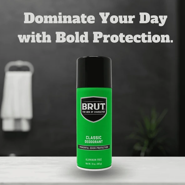 Brut Klasik Deodorant Sprey 283GR - Resim 3