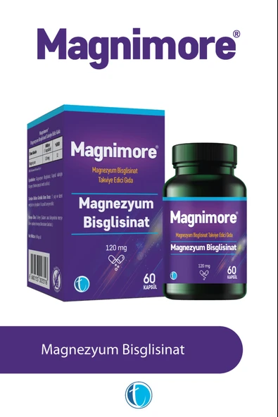 Magnimore Magnezyum Bisglisinat 60 Kapsül ürün görseli 1