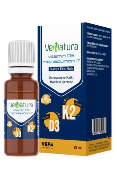 Venatura D3 K2 Damla 20 ml ürün görseli 1