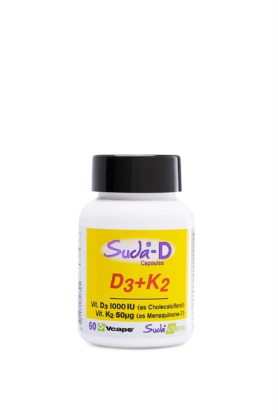 SUDA VITAMIN SUDA D3 K2 60 KAPSUL ürün görseli 1
