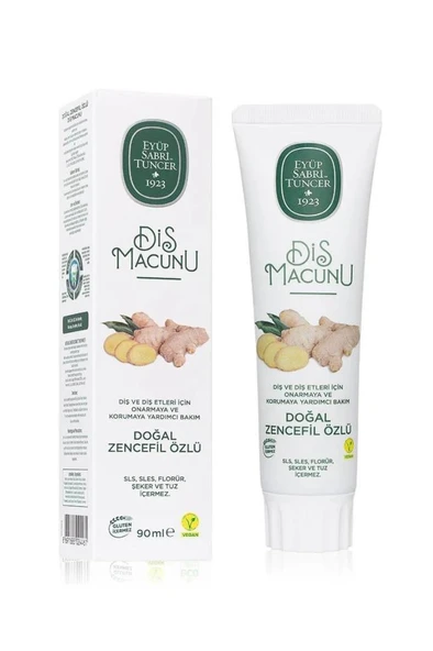 Eyüp Sabri Tuncer Doğal Zencefil Özlü Florürsüz 90 ml Diş Macunu ürün görseli 1