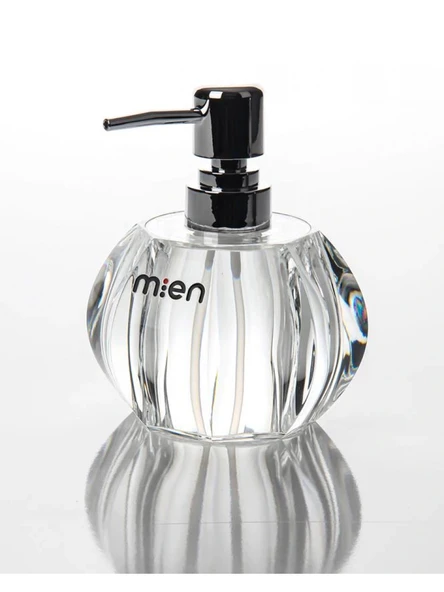 Mien MEN 1545 Akrilik Şeffaf Sıvı Sabunluk 14x7x7 cm ürün görseli 1