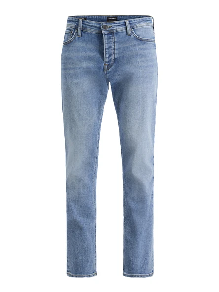 JACK JONES Extra Konfor Dar Paça Erkek Kot Pantolon 12289824 ürün görseli 1