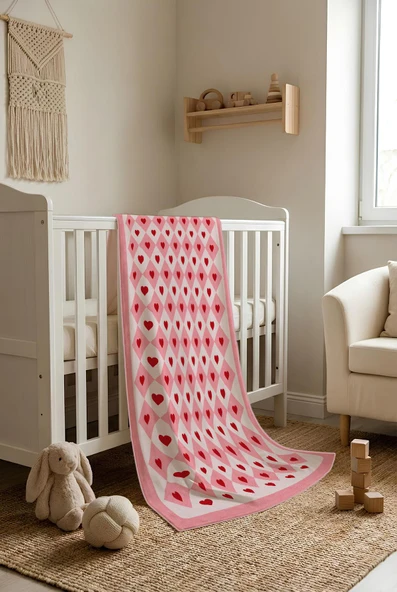 Soft Touch Termal Bebek Battaniyesi CBT0012 RENKLİ 100 X 150 ürün görseli 1