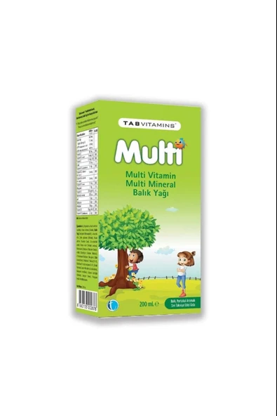 Tabvitamins Multi Balık Yağı 200 Ml ürün görseli 1