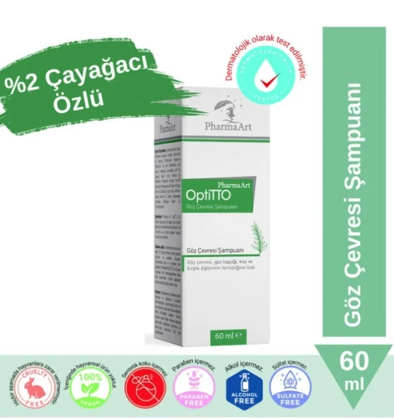 Optitto Göz Çevresi Temizleme Şampuanı 60 ml ürün görseli 1
