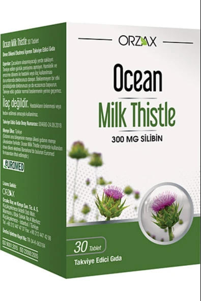 Ocean Milk Thistle 30 Tablet ürün görseli 1