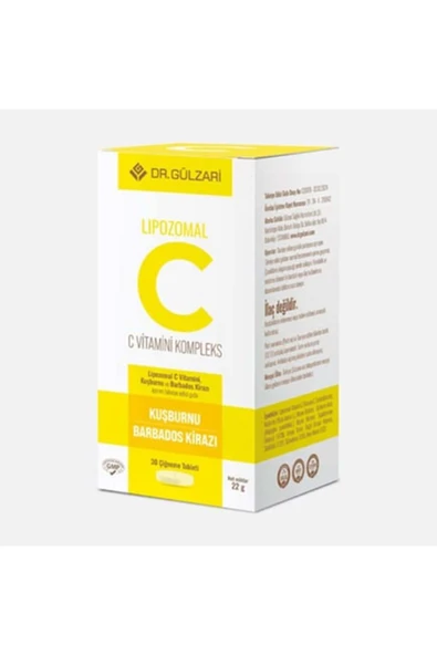 DR.GULZARI C KOMPLEX 30 CIG TAB ürün görseli 1