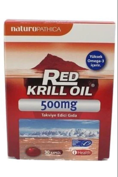 Red Krill Oil 500 Mg 30 Kapsül ürün görseli 1