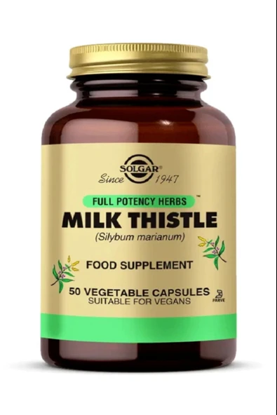 Solgar Milk Thistle 100 mg 50 Kapsül - Resim 2