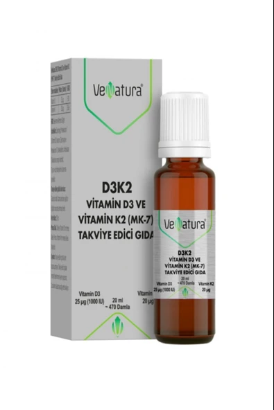 Venatura D3 K2 Damla 20 ml ürün görseli 1