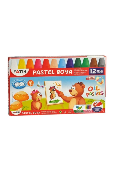Fatih 12 Renk Pastel Boya 34012 ürün görseli 1